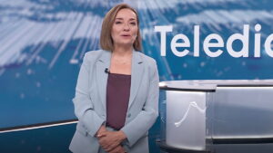 Pepa Bueno en el 'Telediario 2'.