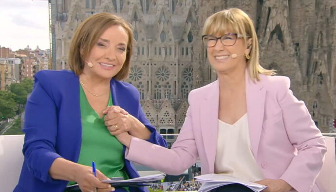 Pepa Bueno y Gemma Nierga en el especial informativo de La 1