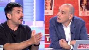 Ramón Espinar y Nacho Abad en 'En boca de todos'