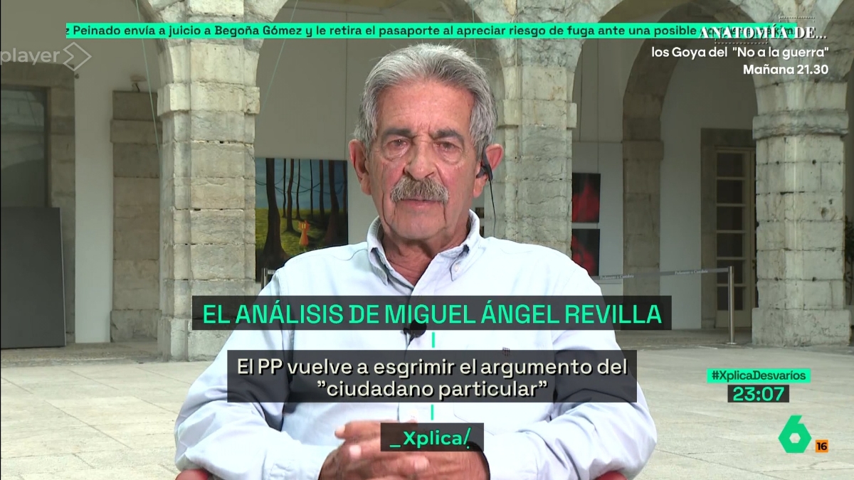 Miguel Ángel Revilla en 'La Sexta Xplica'.