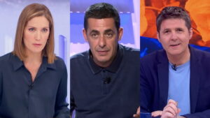 Silvia Intxaurrondo, Antonio Naranjo y Jesús Cintora