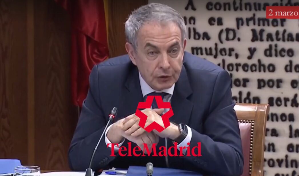 Telemadrid emitió el documental 'El caso Zapatero. Los datos'