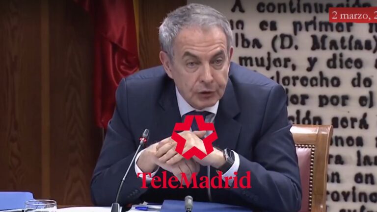 Telemadrid emitió el documental 'El caso Zapatero. Los datos'