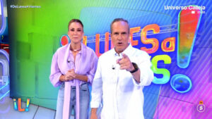 Bea Archidona y Santi Acosta en el estreno de 'De Lunes a Viernes'