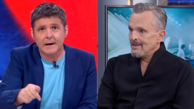 Jesús Cintora y Miguel Bosé