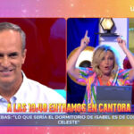 Santi Acosta y Lydia Lozano y Sebastián Gallego en 'De Lunes a Viernes'