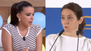 Sarah Santaolalla e Isabel Díaz Ayuso