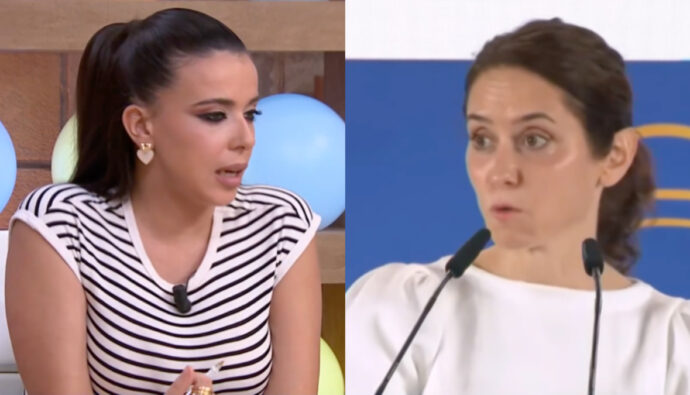 Sarah Santaolalla e Isabel Díaz Ayuso