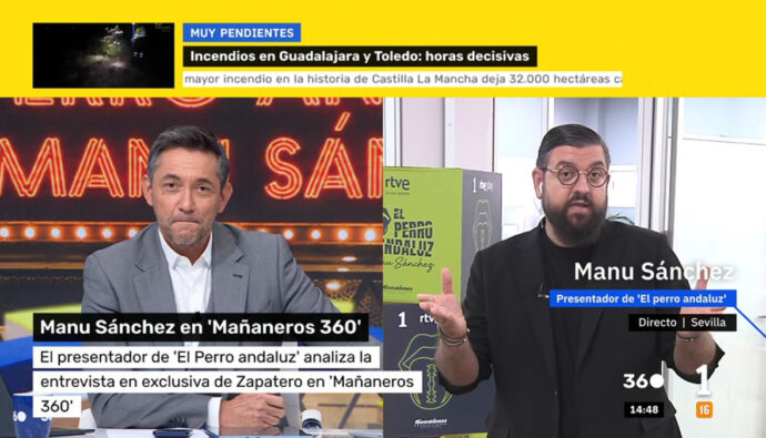 Manu Sánchez valora la entrevista de Zapatero en 'Mañaneros 360'