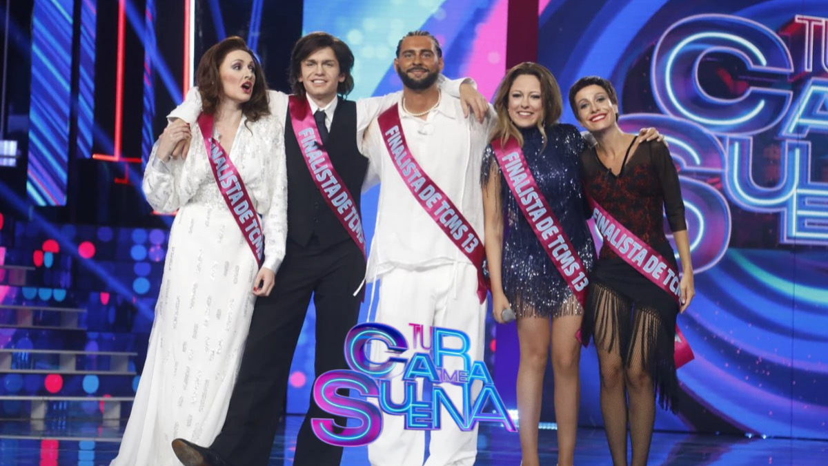 Cristina Castaño, Martín Savi, J Kbello, María Parrado y Paula Koops, los cinco finalistas de 'Tu cara me suena 13'