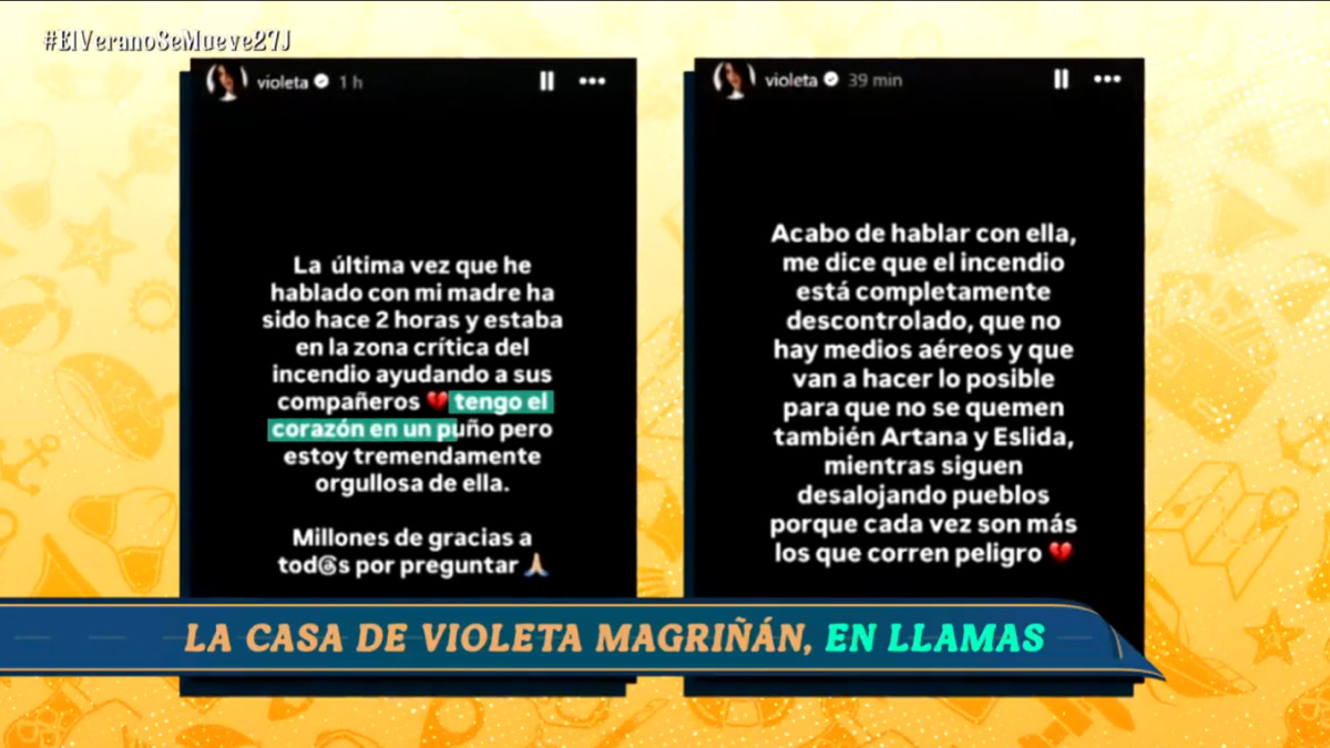 Rótulo de 'El verano se mueve'