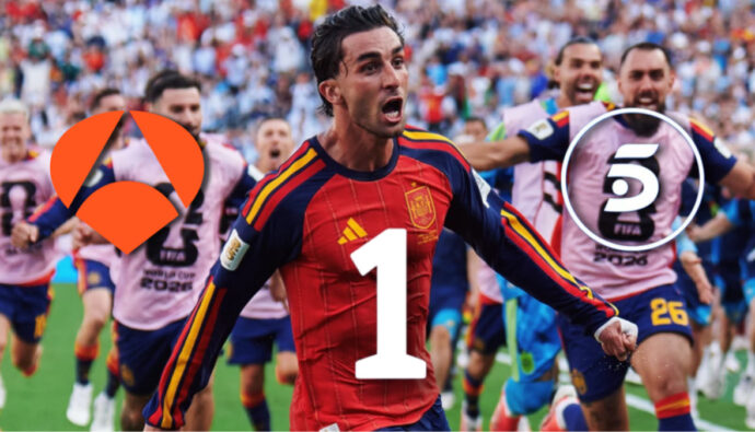 El España-Argentina coloca a La 1 de RTVE al borde de su récord diario