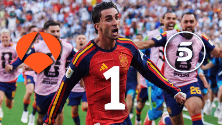 El España-Argentina coloca a La 1 de RTVE al borde de su récord diario
