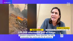 Elena Sánchez en 'La hora de La 1'