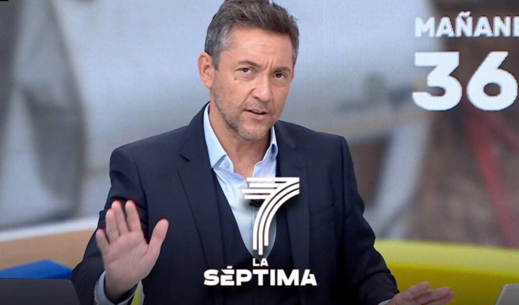 Javier Ruiz y logotipo de La Séptima