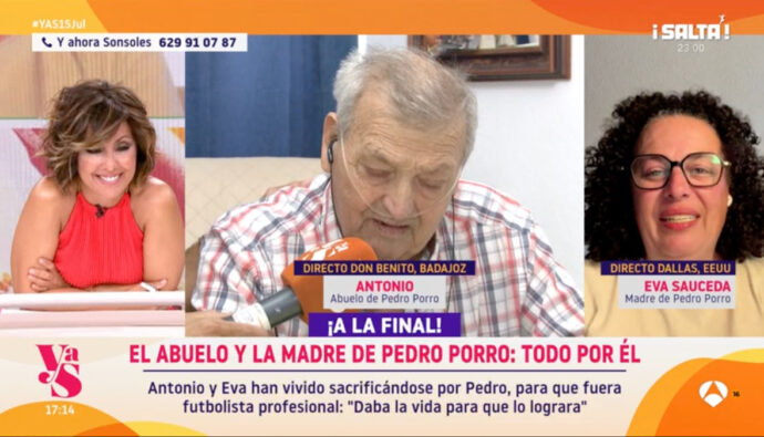 El abuelo de Pedro Porro en 'Y ahora Sonsoles'
