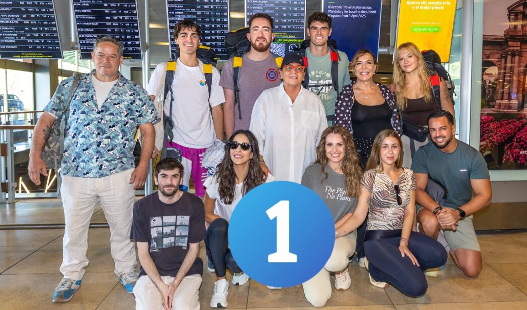 Los concursantes de 'Hasta el fin del mundo 2' en el aeropuerto
