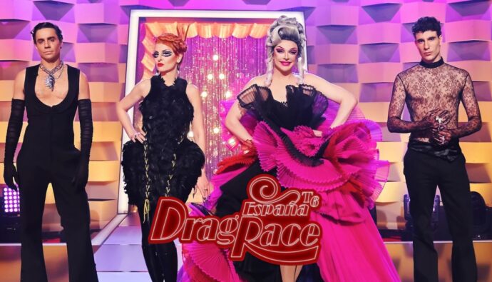 Supremme Deluxe y el jurado de 'Drag Race España'