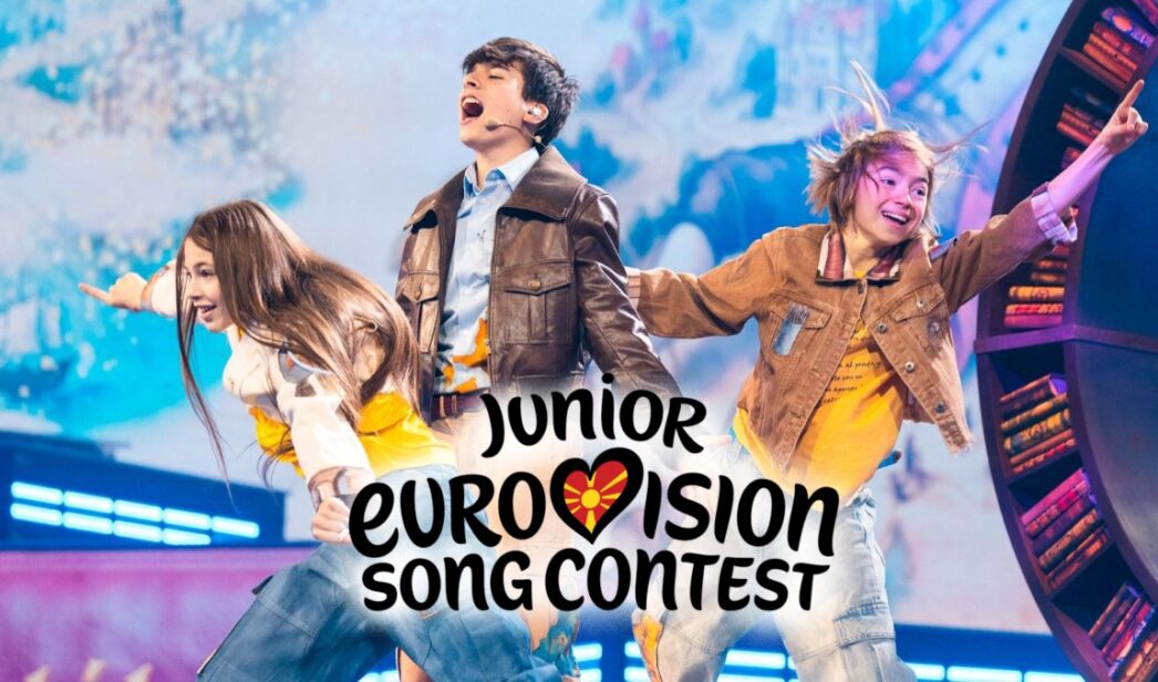 Gonzalo Pinillos y el logo de Eurovisión Junior 2026