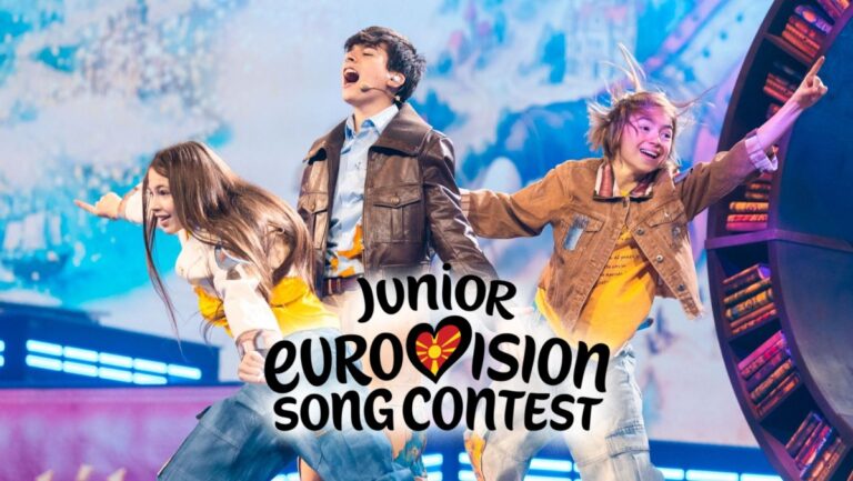 Gonzalo Pinillos y el logo de Eurovisión Junior 2026