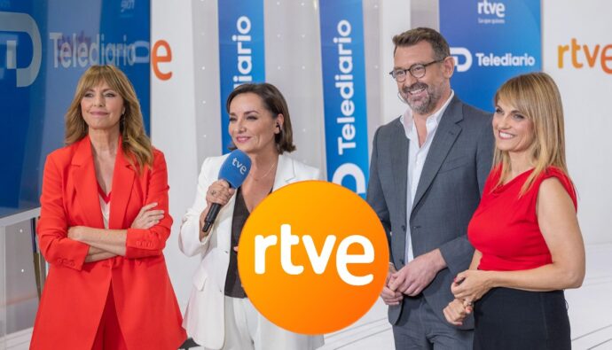 Los presentadores del 'Telediario' de TVE