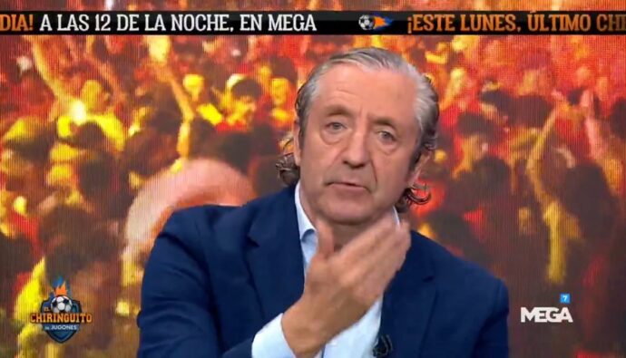 Josep Pedrerol en 'El Chiringuito'.