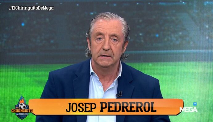 Josep Pedrerol en 'El Chiringuito'.