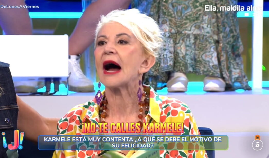 Karmele Marchante en 'De lunes a viernes'