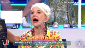 Karmele Marchante en 'De lunes a viernes'