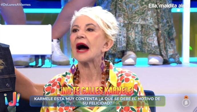 Karmele Marchante en 'De lunes a viernes'