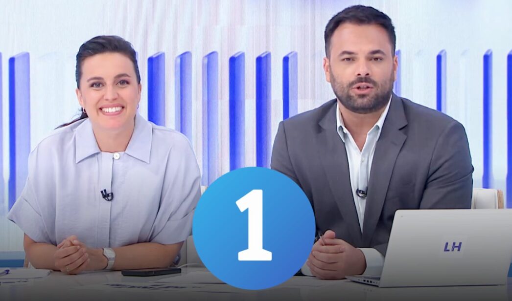 Aida Bao y Álex Barreiro en 'La hora de La 1'