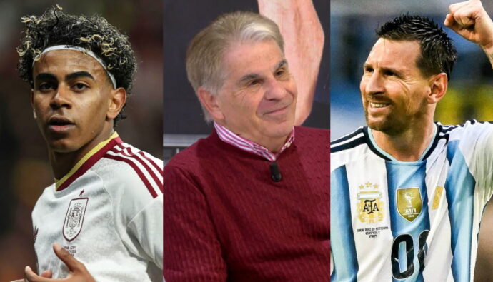 Lamine Yamal, Pedro Ruiz y Leo Messi