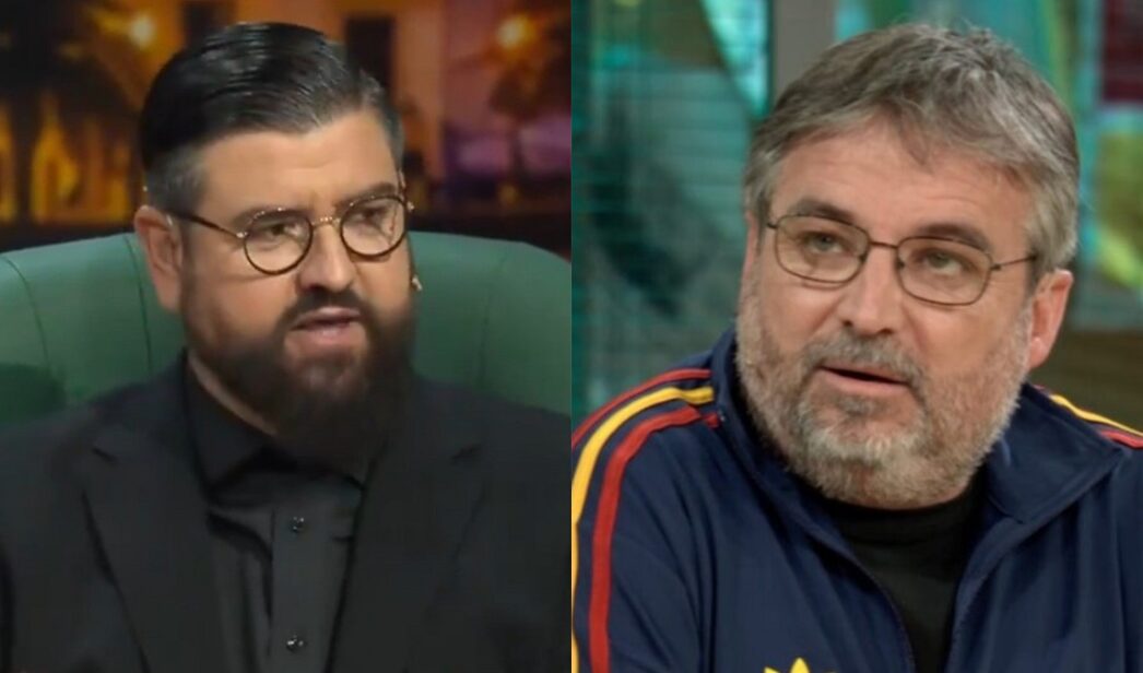 Manu Sánchez y Jordi Évole.