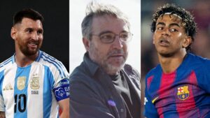 Messi, Jordi Évole y Lamine Yamal.