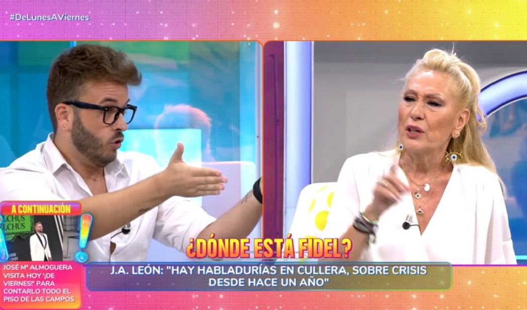 Óscar Repo y Rosa Benito en 'De lunes a viernes'.