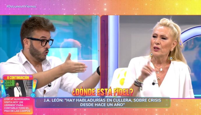 Óscar Repo y Rosa Benito en 'De lunes a viernes'.