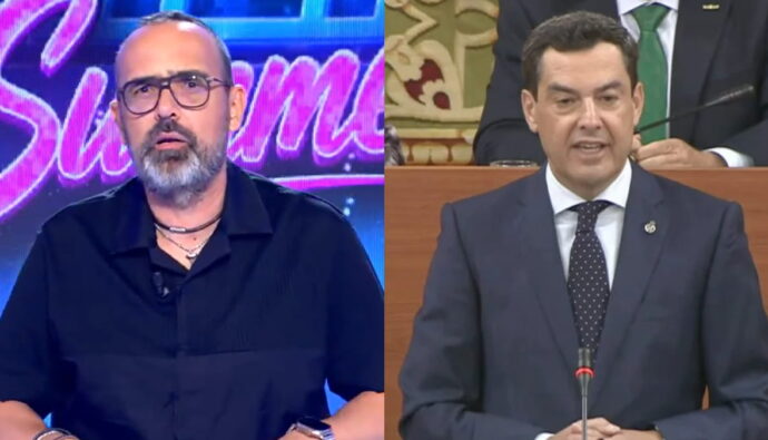 Risto Mejide y Juanma Moreno