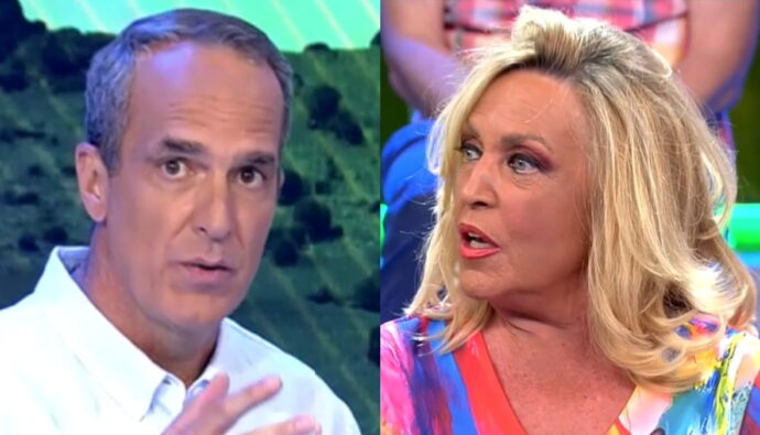 Santi Acosta y Lydia Lozano en 'De lunes a viernes'