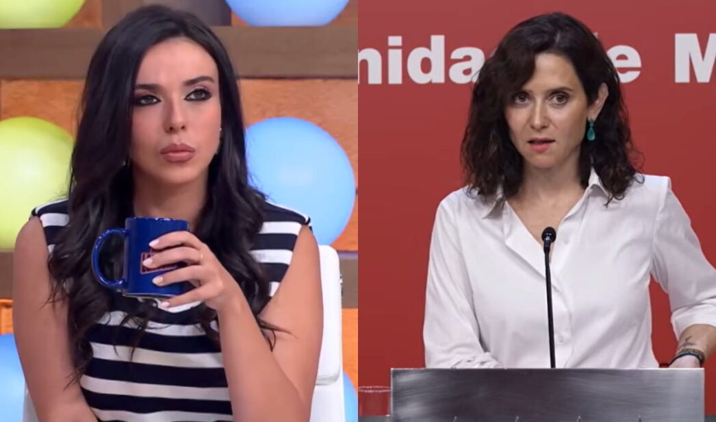 Sarah Santaolalla e Isabel Díaz Ayuso