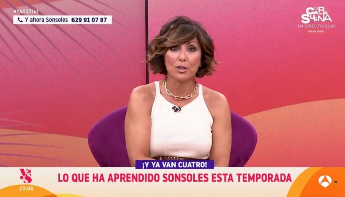 Sonsoles Ónega en 'Y ahora Sonsoles'.