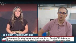 Lorena Cano y un ingeniero experto en montes en '120 minutos'