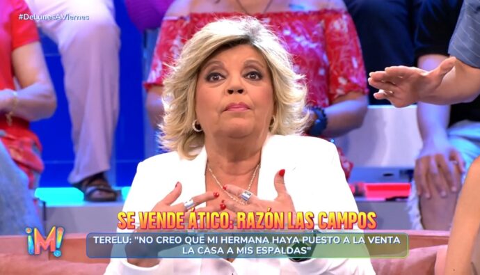Terelu Campos en 'De lunes a viernes'.