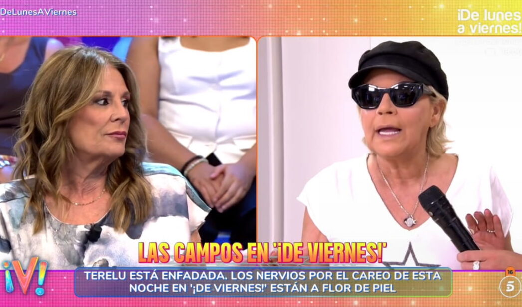 Terelu Campos y Ángela Portero en 'De lunes a viernes'
