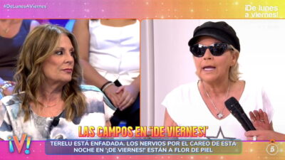 Terelu Campos y Ángela Portero en 'De lunes a viernes'
