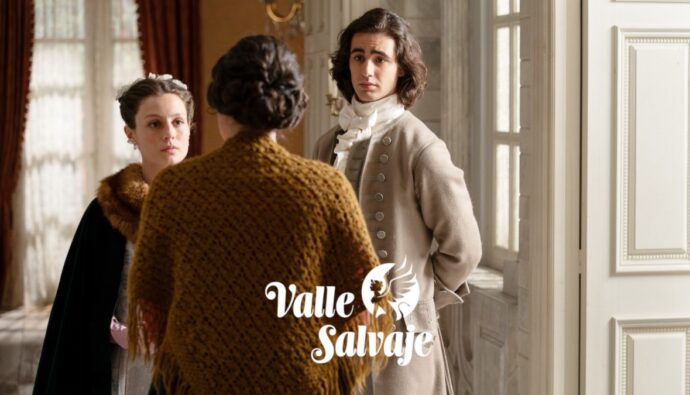 Bárbara, Alejo y Luisa en 'Valle Salvaje'