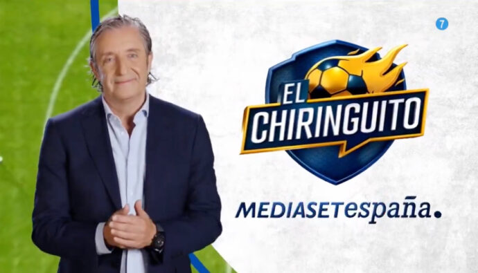 Josep Pedrerol en la primera promo de 'El Chiringuito' en Mediaset
