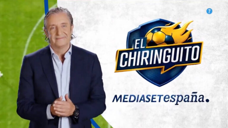 Josep Pedrerol en la primera promo de 'El Chiringuito' en Mediaset