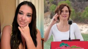 Sarah Santaolalla e Isabel Díaz Ayuso