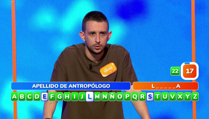David en 'Pasapalabra'