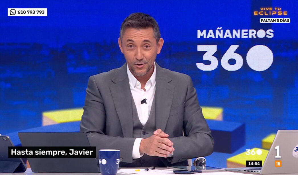 Javier Ruiz se despide de 'Mañaneros 360'